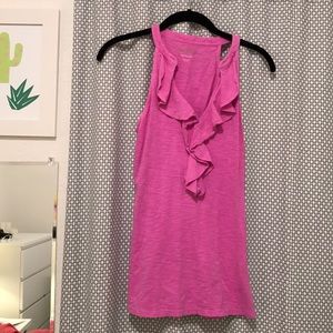 Purple Lilly Pulitzer Shay Ruffle Tank Size S 💜